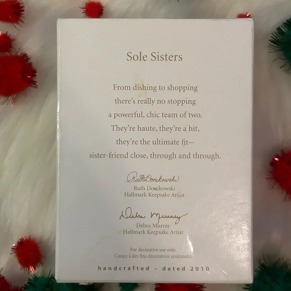 Sole Sisters Hallmark Keepsake Ornament - Picture 6 of 6
